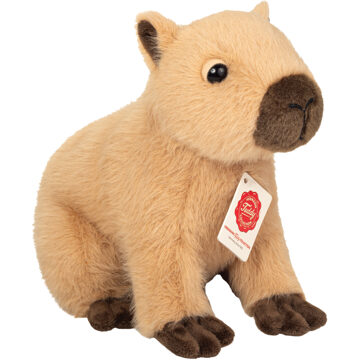 Knuffeldier Capibara - zachte pluche stof - premium kwaliteit knuffels - lichtbruin - 25 cm