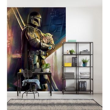 Komar Fotobehang - Mandalorian Savior 200x280cm - Vliesbehang Multikleur