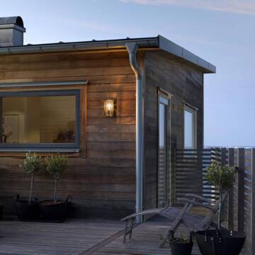 Konstsmide Brindisi Wandlamp Zwart