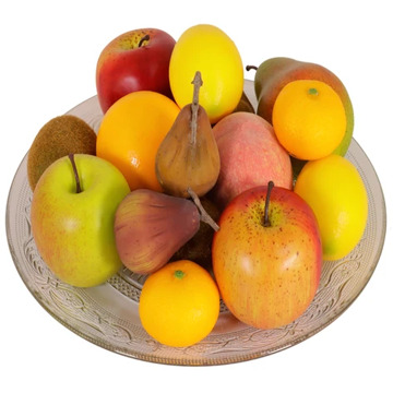 Kunstfruit schaal 30cm Ø