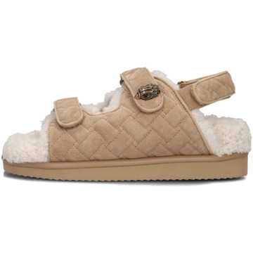 Kurt Geiger Beige Suède Loafers Orson Teddy Kurt Geiger , Beige , Dames - 40 Eu,39 EU