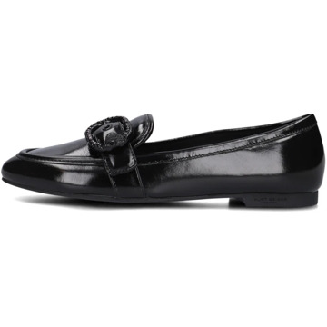 Kurt Geiger Zwarte Leren Loafers met Strass Gesp Kurt Geiger , Black , Dames - 39 Eu,38 1/2 Eu,40 Eu,38 Eu,39 1/2 EU