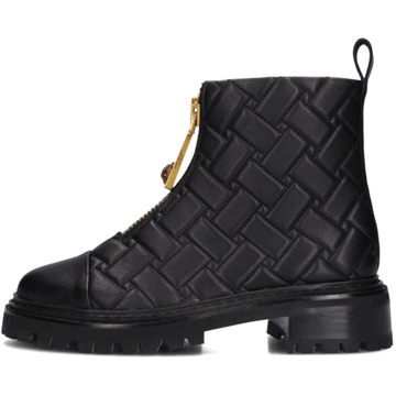 Kurt Geiger Zwarte ritslaarzen met adelaarsrits Kurt Geiger , Black , Dames - 38 Eu,39 EU