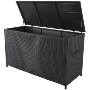 kussenbox 165x67x95 cm - zwart