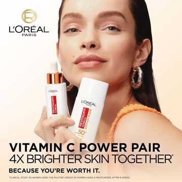 L'Oréal Paris Revitalift Pure Vitamine C Serum en SPF 50+ Onzichtbare Fluid Face Duo