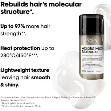 L'Oréal Professionnel Leave-In Verzorging L'Oréal Professionnel Absolut Repair Molecular Leave-in Mask 100 ml