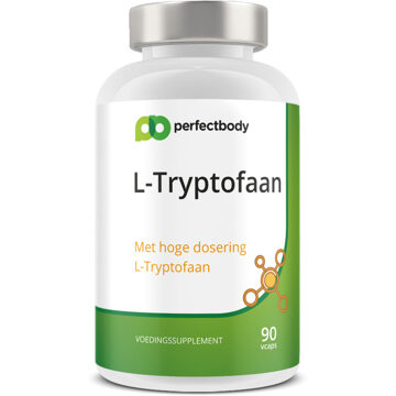 L-tryptofaan Supplementen - 90 Vcaps - PerfectBody.nl