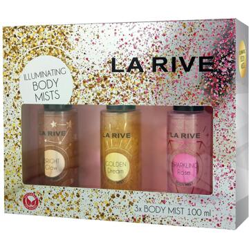 La Rive Geschenkset La Rive Illuminating Body Mists Set 3 x 100 ml