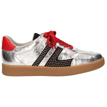 La Strada Rode sneaker met metallic zilveren accenten La Strada , Gray , Dames - 37 Eu,39 Eu,38 EU