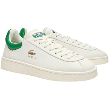 Lacoste Baseshot Sneakers Heren wit - groen - 46