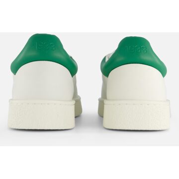 Lacoste Baseshot Sneakers Heren wit - groen - 46