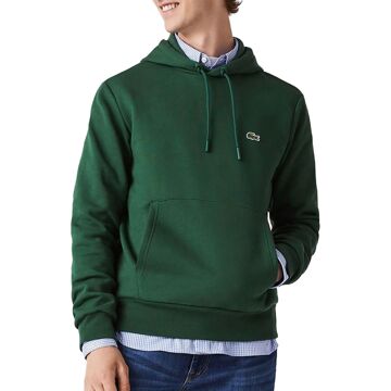 Lacoste Bio Cotton Fleece Hoodie Heren groen - L