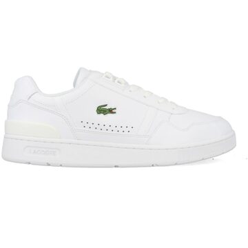 Lacoste Leren T-Clip Sneakers Lacoste , White , Heren - 43 EU