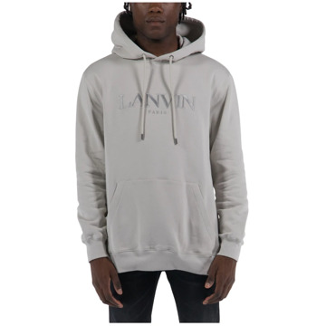 Lanvin Klieke Hoodie Lanvin , Gray , Heren - 2Xl,Xl,L,M,S,Xs