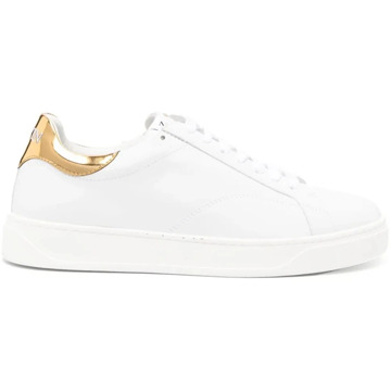 Lanvin Wit/Goudkleurige Sneakers Lanvin , White , Heren - 40 EU