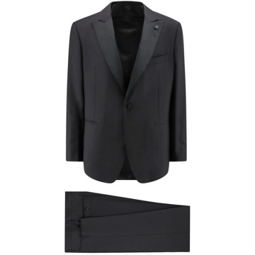 Lardini Suits Lardini , Black , Heren - 4Xl,5Xl