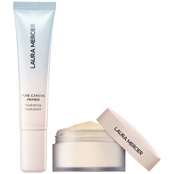 laura Mercier Flawless Treats Mini Prime + Set Duo - Mini Hydrating Primer + Mini Ultra Blur in Translucent