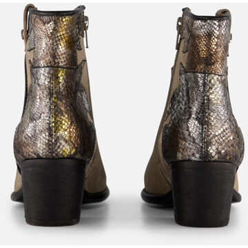 Lazamani Cowboylaarzen taupe Leer - 38