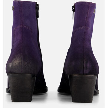 Lazamani Shadow Cowboylaarzen paars Leer - 36,38