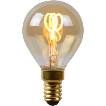 LED Bulb - Filament lamp - LED Dimb. - E14 - 1x3W 2200K - Amber