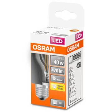 LED-lamp Bolvormig helder filament - 4 W = 40 W - E27 - Warm wit