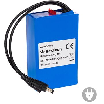 Led strip accu/batterij 12V met oplader 82W / 3A