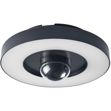 Ledvance Wand- En Plafondlamp Smart Camera Circle Control Zwart ⌀28cm 22w