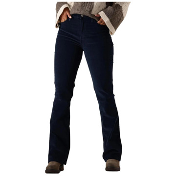 LEE Donkerblauwe Flared Corduroy Jeans Lee , Blue , Dames - W31,W30