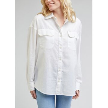 LEE Frontier shirt bright Wit - XS