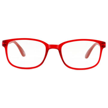 Leesbril +1.00 regenboog donkerrood