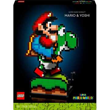 LEGO Super Mario - Super Mario World: Mario en Yoshi Constructiespeelgoed