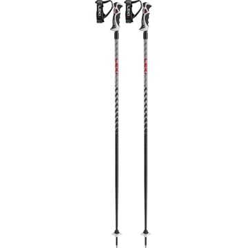 LEKI hot shot s eloxal-black-anodiz skistok heren - Zwart - 120