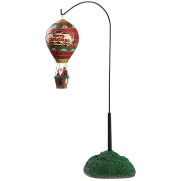 Lemax 'A Christmas Eve Balloon Ride' - Figuur met animatie - Multicolor