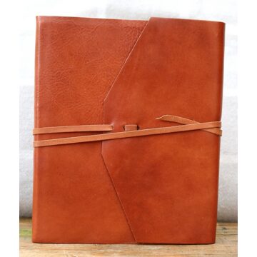 Leren Fotoalbum Milano Lichtbruin Middelgroot