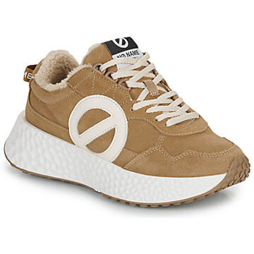 Leren Sneakers met Uitneembare Binnenzool No Name , Beige , Dames - 40 Eu,39 Eu,38 Eu,41 Eu,37 EU