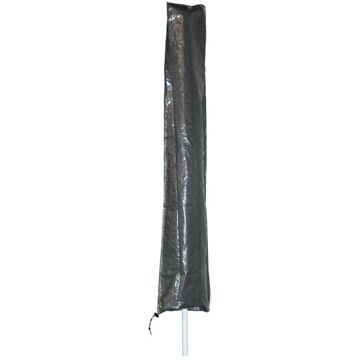 Lesli Living Afdekhoes / beschermhoes grijs voor parasols met een diameter van 2 m - Parasolhoezen