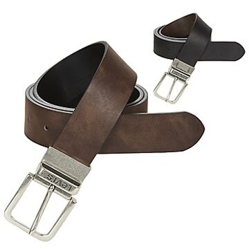 Levi's Reversible Core riem van leer Donkerbruin - 90 cm