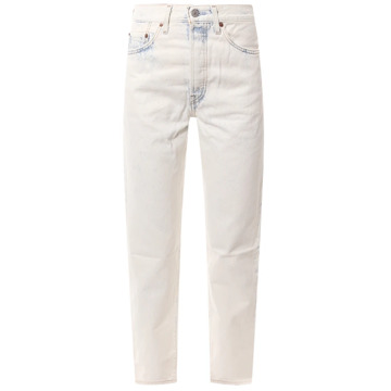 Levi's Witte Jeans met Tapered Leg Levi's , White , Dames - W28,W23,W25,W29