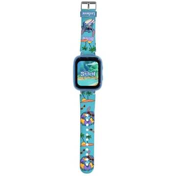 Lexibook Digital Disney Stitch en fitness polshorloge met mediaspeler en camera Blauw