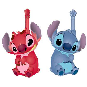 Lexibook Disney Stitch 3D Walkietalkies Rood,Blauw