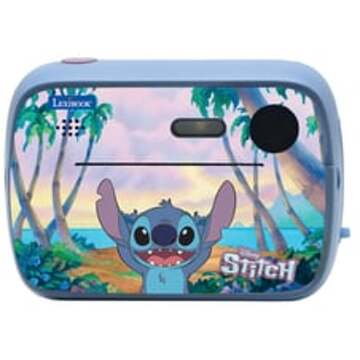 Lexibook Disney Stitch instant print camera met selfie-functie en thermisch papier Blauw