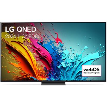 LG 86QNED86T6A (2024) - 86 inch - QLED TV Zwart