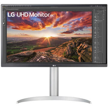 LG UltraFine 27UP850K-W Monitor Zwart