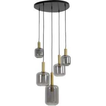 Light & Living Hanglamp Lekar - 66x66x80 - Brons