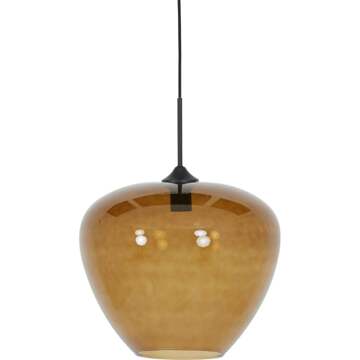 Light & Living Hanglamp Mayson - 40x40x34 - Bruin