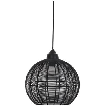 Light & Living Hanglamp Milla - 32x32x32.5 - Zwart