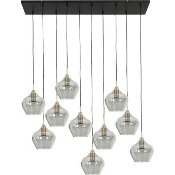 Light & Living Hanglamp Rakel - 124x35x60 - Brons
