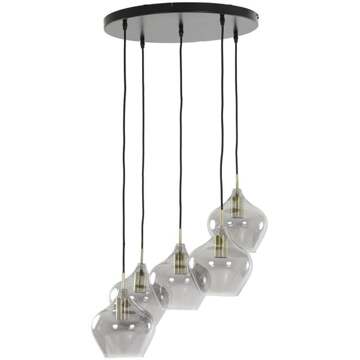 Light & Living Hanglamp Rakel - Antiek Brons - Ø61cm - 5L Brons, Goud