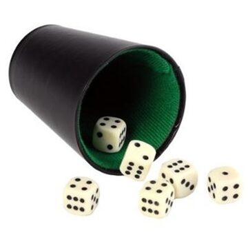 Longfield Games pokerbeker - 9 cm Groen