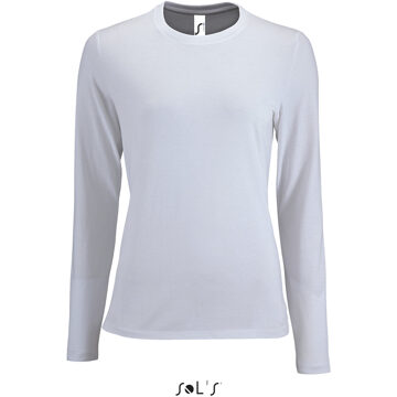 Longsleeve Imperial LSL - Kleur: Wit, Maat: S